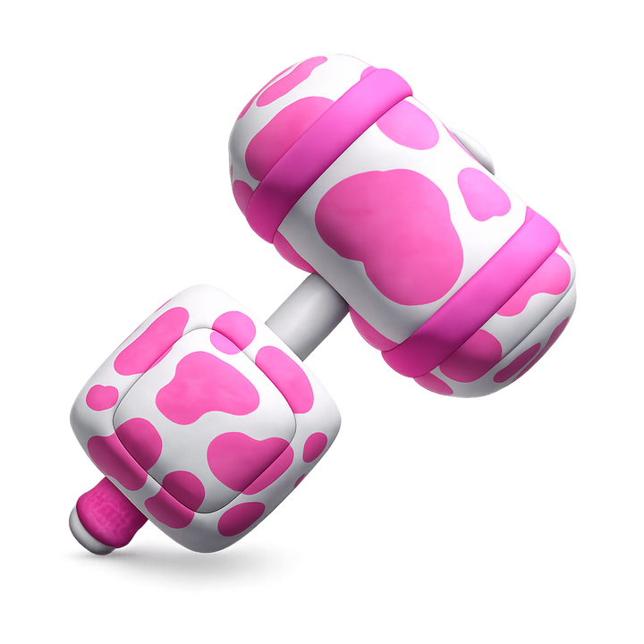 Strawberry Moo Plushie Set