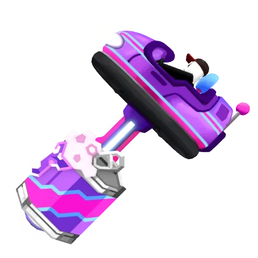 Purple Bumper Car Set